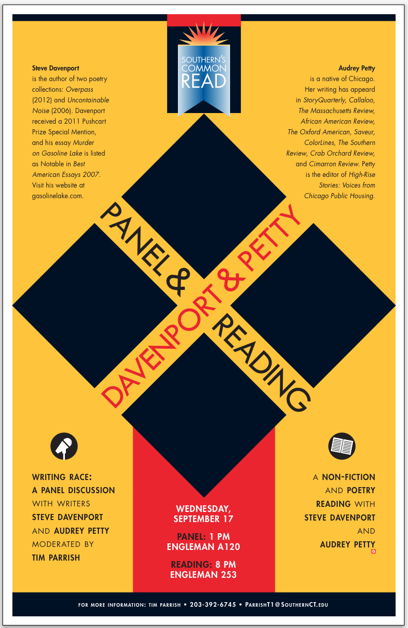 Southern Connecticut State University Panel Reading Sept 2014