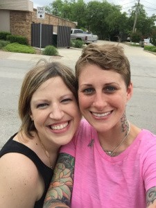 with Carrie Corey